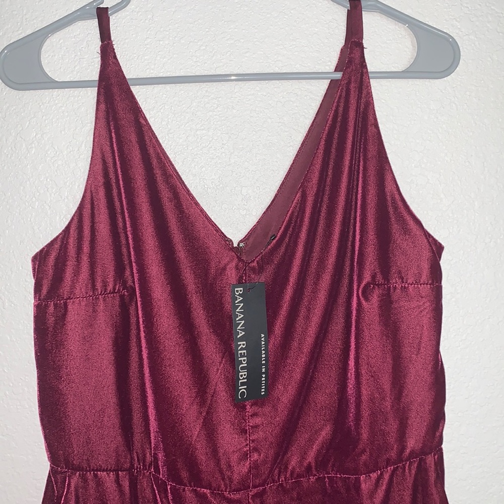 Velvet Jumpsuit - Banana Republic